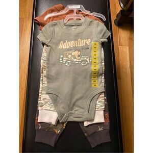 Carter’s‎ 4-Piece Adventure Pants Onesie Set